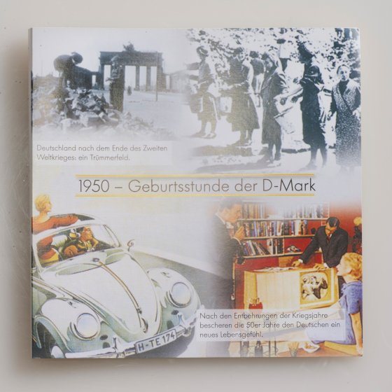 Assortiment de pièces   "70 ans Deutsche Mark" 