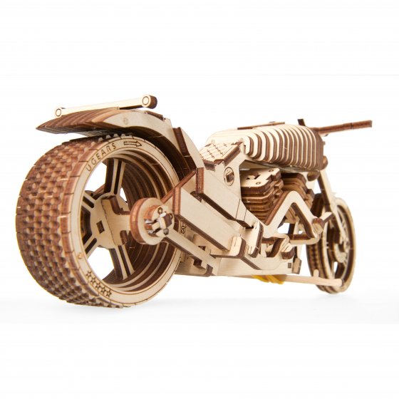 Modèle réduit en bois "moto"