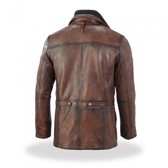 Veste haut de gamme en cuir de mouton 