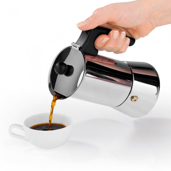 Cafetière à expresso en acier inoxydable 