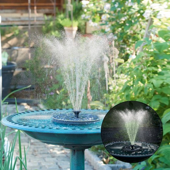 Fontaine solaire à LED 