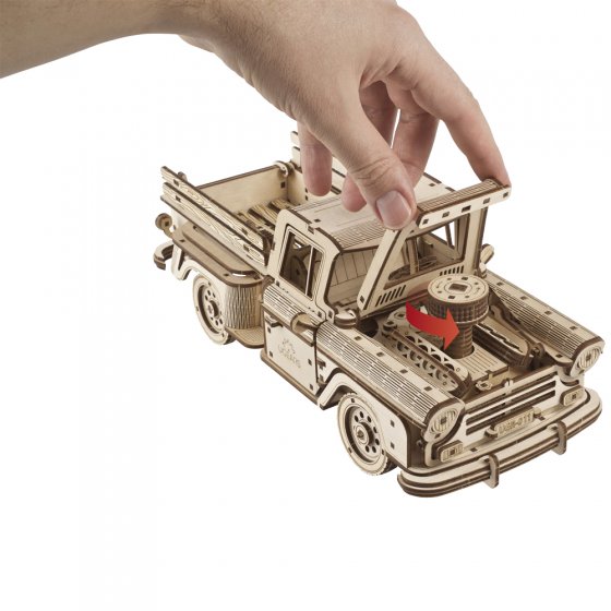 Maquette en bois camionnette 