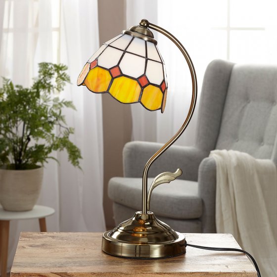 Lampe de table style Tiffany 