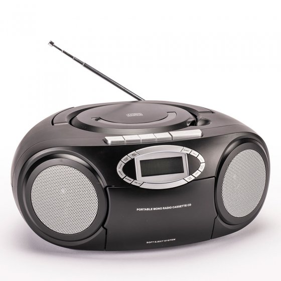 Lecteur portatif CD et cassettes 