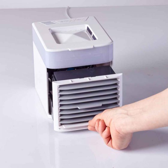 Mini climatiseur avec lumière d'ambiance 