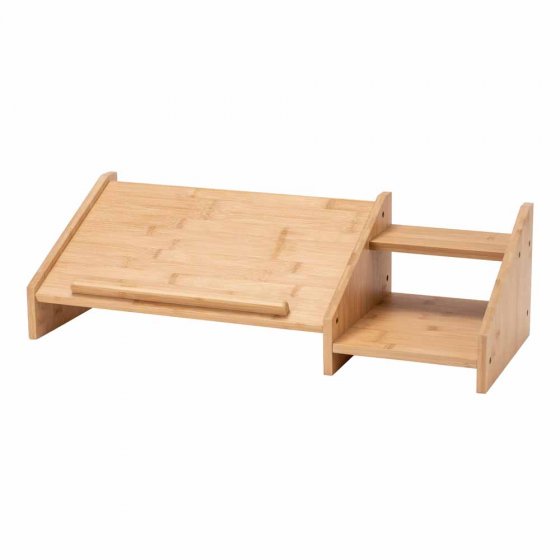 Support d'ordinateur portable en bambou