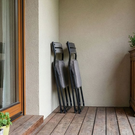 Chaise pliante confortable, lot de 2 