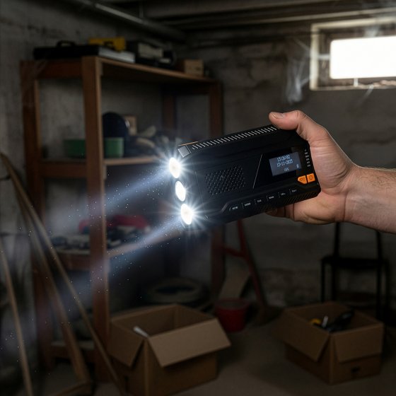 Radio DAB+ à manivelle et solaire 