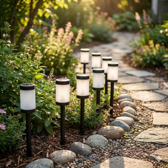 Lampes solaires à flamme 