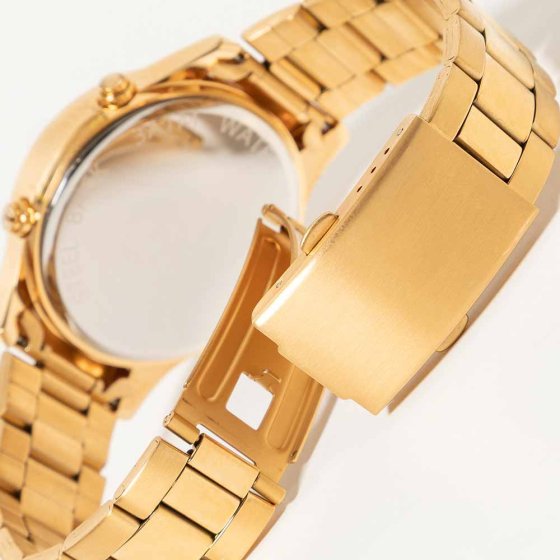 Montre-bracelet radio en or 