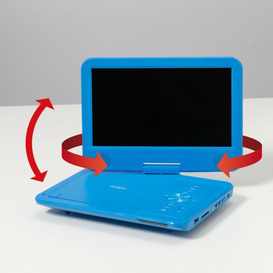Lecteur DVD portable bleu 