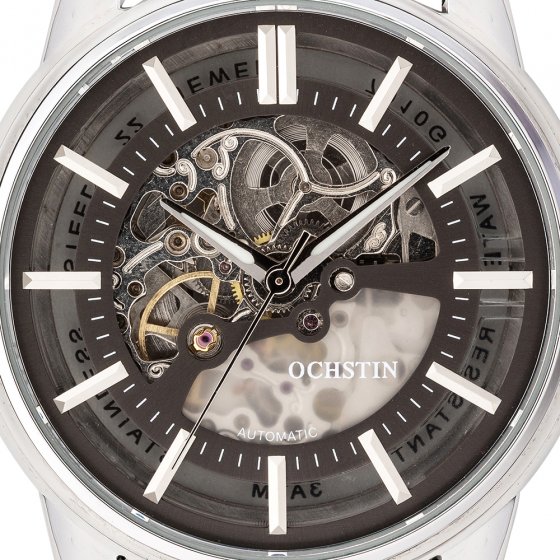 Montre squelette pour homme 