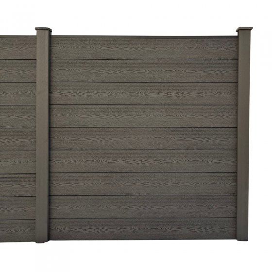 Clôture pare-vue en WPC 9 m 