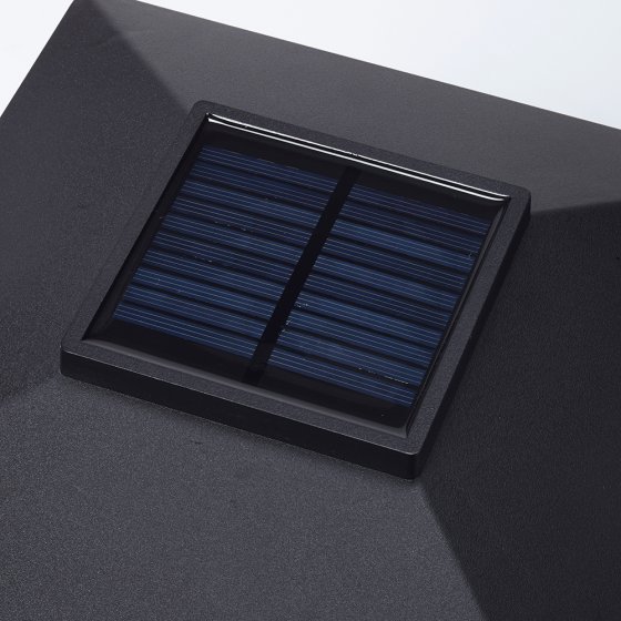 Lanterne solaire LED avec support mural 