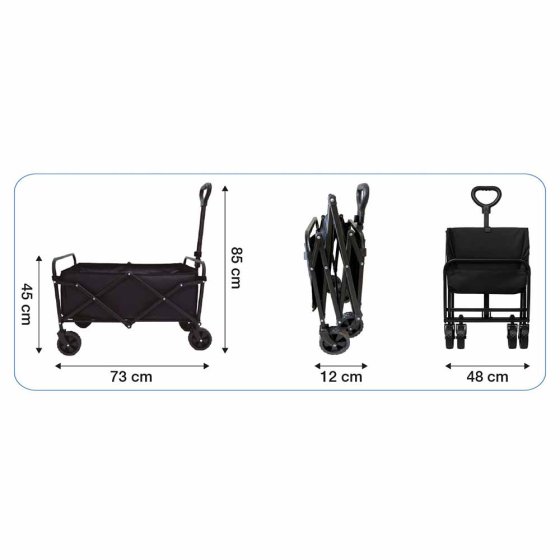 Chariot de transport pliable 