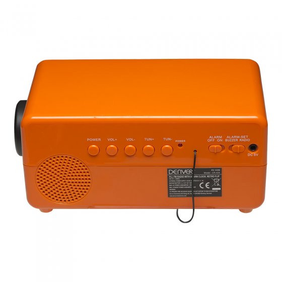 Radio-réveil rétro 