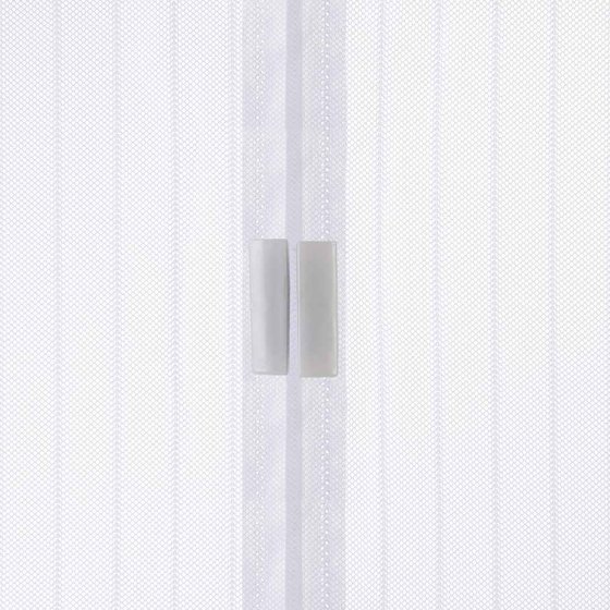 Rideau anti-insectes avec fermeture magnétique, blanc 