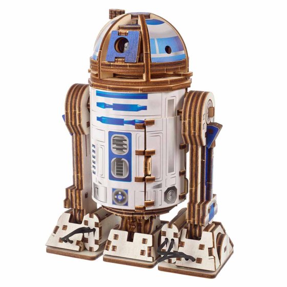 Maquette en bois de R2-D2 