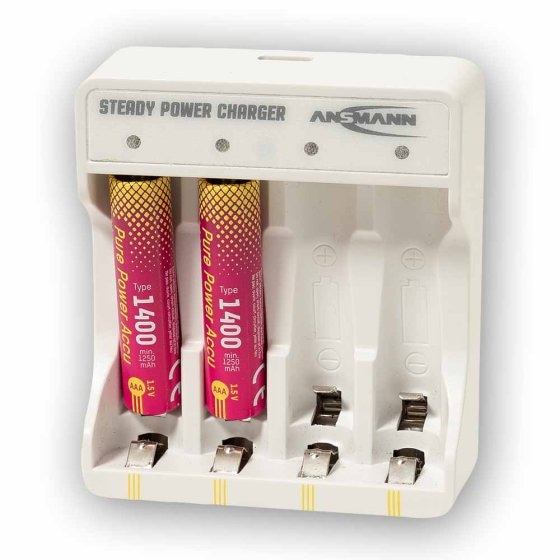 Piles rechargeables Pure Power 4xAAA avec module de recharge 