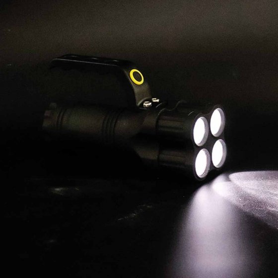 Lampe de poche 4 LED et poignée 