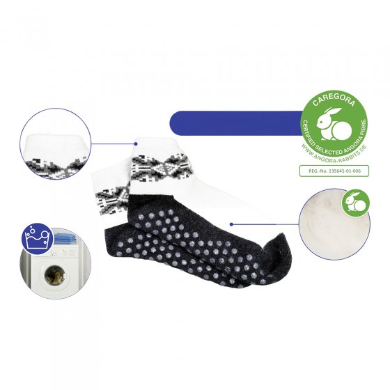 Chaussettes Angora Stoppersocken 