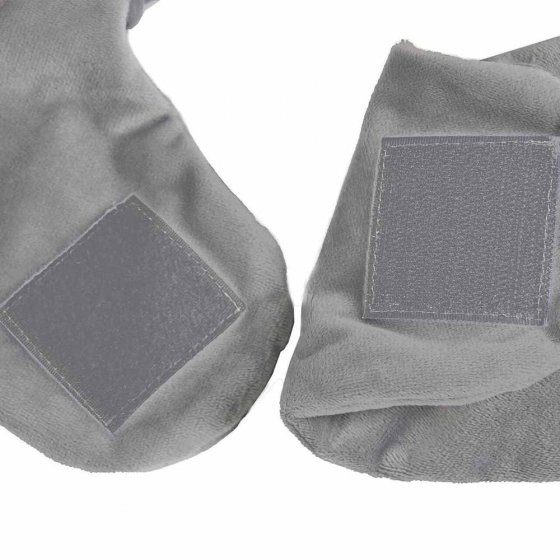 Bouillotte à housse polaire pour la nuque 