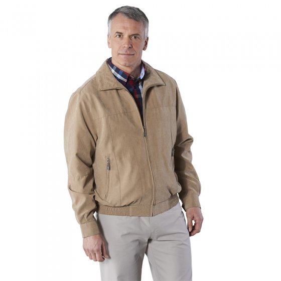 Blouson en Micro Moss