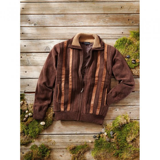 Blouson en maille chenille 