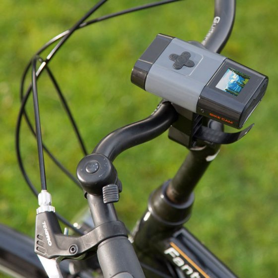 Caméra numérique embarquée pour bicyclette 