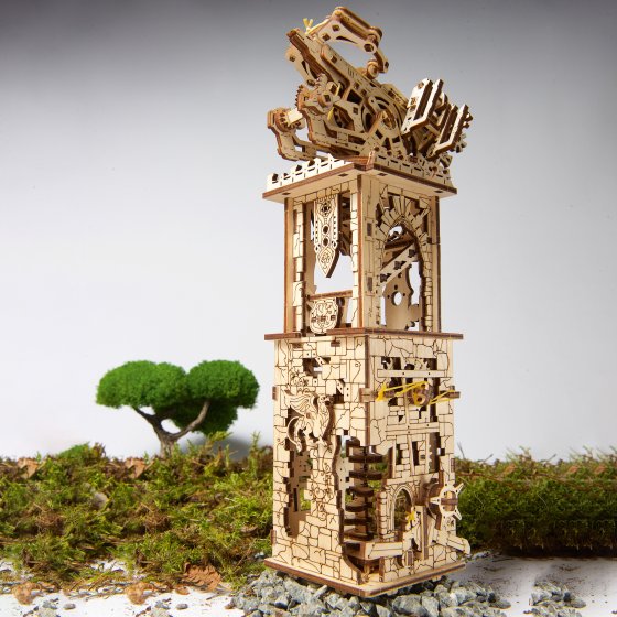 Maquette de bois tour et balliste 