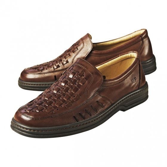 Chaussures tressées confort 45 | Marron