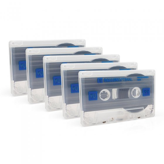 Lot de 5 cassettes audio 90 min 