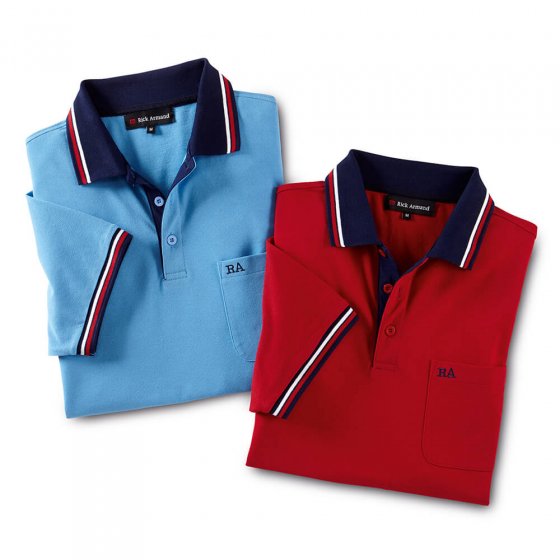 Polo maille piquée