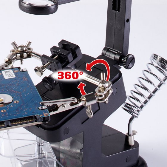 Lampe loupe de précision 