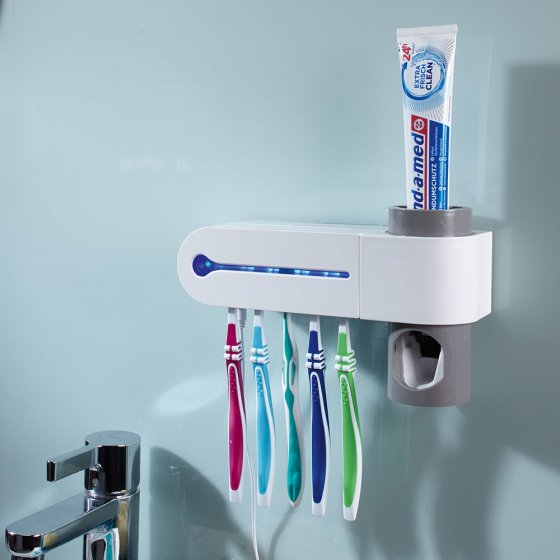 Support antibactérien pour brosse à dents 