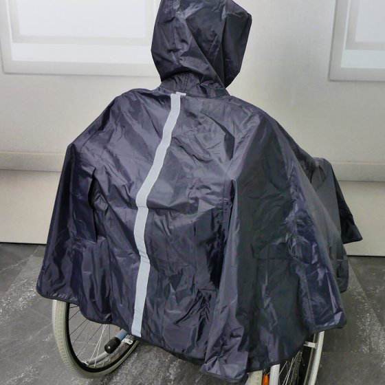 Cape de pluie pour fauteuil roulant
