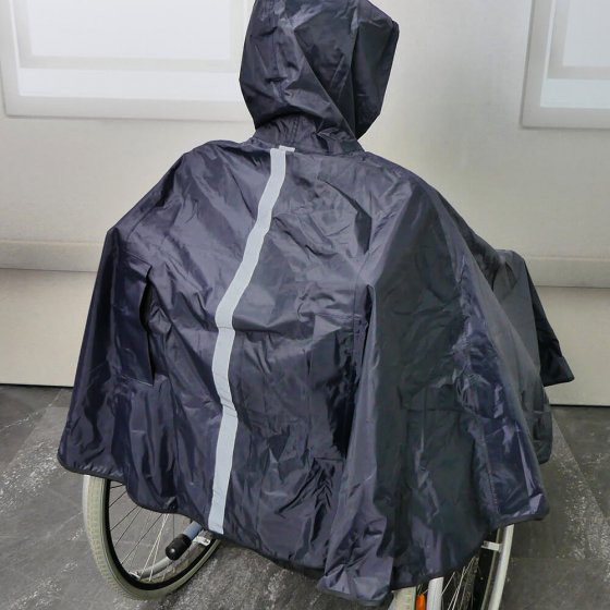 Cape de pluie pour fauteuil roulant 