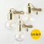 Trio de lampes sans fil  "Gold" Lot de 3  - 4