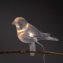 Guirlande lumineuse solaire « oiseau » - 4