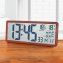 Horloge murale radiopilotée « XXL » aspect bois - 4