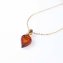 Chaîne avec pendentif en ambre - 4