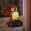 Lampe hibou style Tiffany - 4