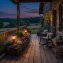 Luminaires « flammes » aspect bois - 4