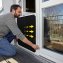Moustiquaire télescopique pour portes de balcon et de terrasse, blanche - 4