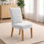 Housse de chaise aspect fourrure - 4