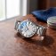 Montre pour homme avec des aiguilles bleues - 4