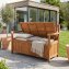 Banc avec espace de rangement - 4