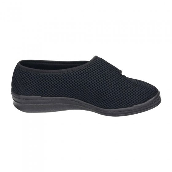 Chaussons femme à patte auto-agrippante 39 | Noir