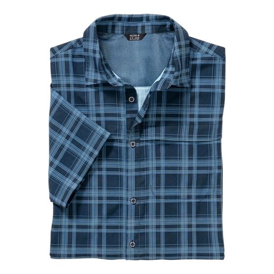 Chemise fonctionnelle à carreaux 