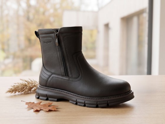 Bottines à double fermeture éclair 